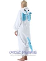 Blue and White Unicorn Onesie