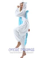 Blue and White Unicorn Onesie