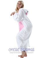 Pink and White Cat Onesie
