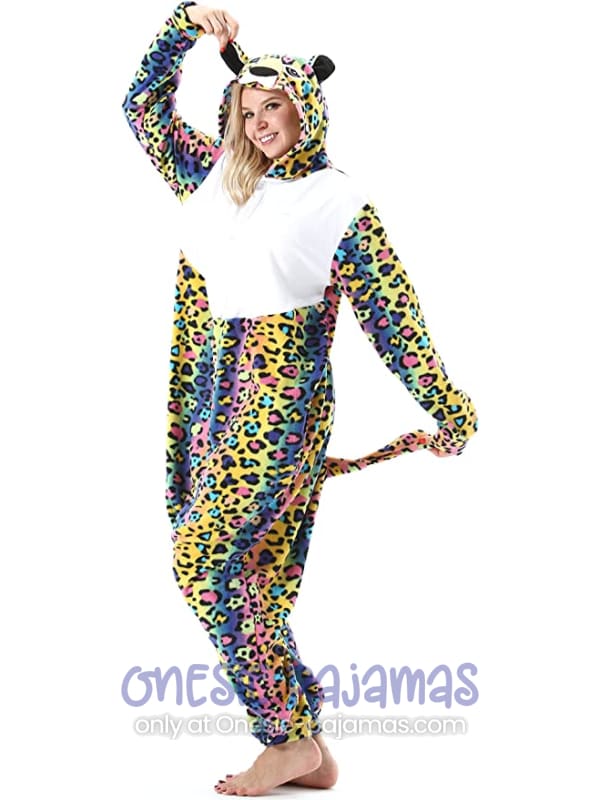 Rainbow Leopard Onesie