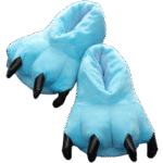 Turquoise Claw Slippers