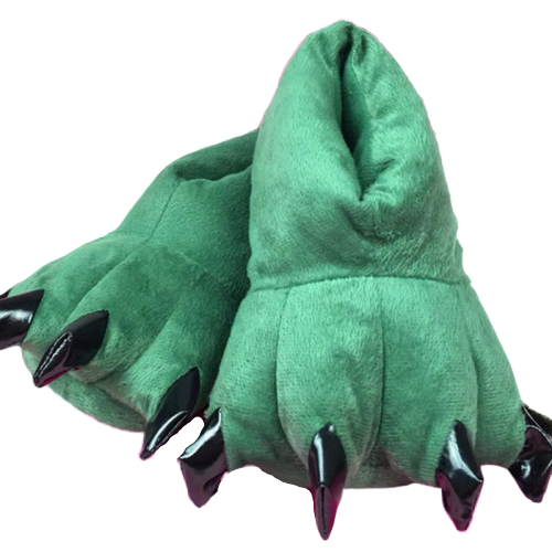 Green Claw Slippers