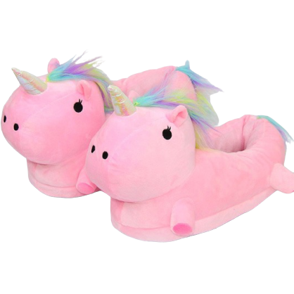 Pink Unicorn Slippers