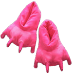 Fuchsia Claw Slippers