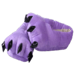 Purple Claw Slippers