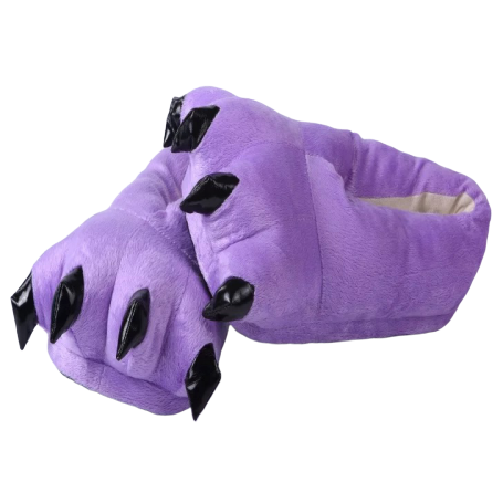 Purple Claw Slippers