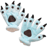 Turquoise Claw Gloves