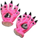 Pink Claw Gloves