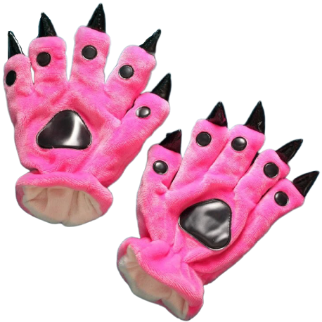 Pink Claw Gloves