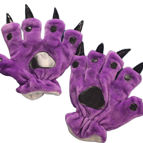 Purple Claw Gloves