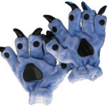 Blue Claw Gloves